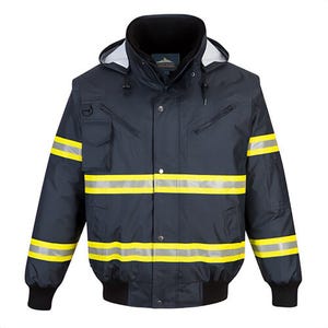 Portwest F126NARXXXL Ionaâ„¢ Xtra Enhanced 3-in-1 Bomber Jacket, Navy, 3XL