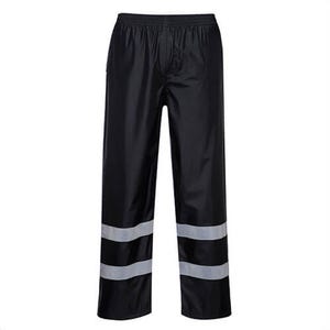 Portwest F441NARXXXL Ionaâ„¢ Enhanced Rain Pants, Waterproof, Lightweight, Snap Hems, Elasticized WaistNavy, 3XL