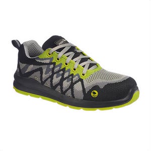 Portwest FC08BKY48 Compositelite Eco Safety Sneaker Black/Yellow, Size 14