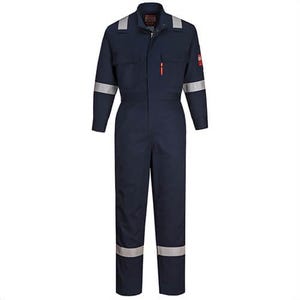 Portwest FR504NARXXL Bizflame® 88/12 Women's Flame Resistant Coverall, Navy, 2XL