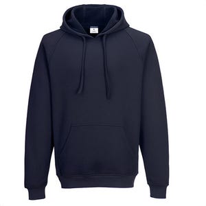 Portwest FR708NARXXXL Bizflame® Knit Heavyweight Hooded Flame Resistant Sweatshirt, Navy, 3XL