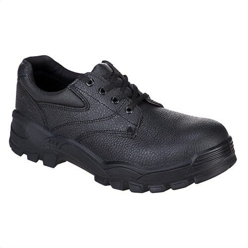 Portwest FW14BKR52 Steelite Protector Shoe, Fuel and Oil Resistant PU Outsole, Black, Size 18
