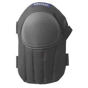 Portwest KP20BKR Lightweight Knee Pad, Adjustable Straps, Hard Wearing Outer Shell, 10.4 in x 7.5 in x 1 in, Black