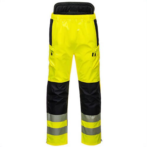Portwest PW342YBRXXXL PW3 Hi-Viz Extreme Rain Pants, Yellow/Black, 3XL