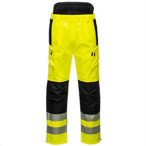 Portwest PW342YBRXXXL PW3 Hi-Viz Extreme Rain Pants, Yellow/Black, 3XL