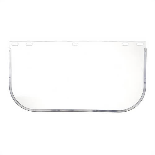 Portwest PW99CLR Replacement Shield Plus Visor, Polycarbonate, 1 mm Thick, Molten Metal Protection, Clear