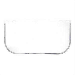 Portwest PW99CLR Replacement Shield Plus Visor, Polycarbonate, 1 mm Thick, Molten Metal Protection, Clear