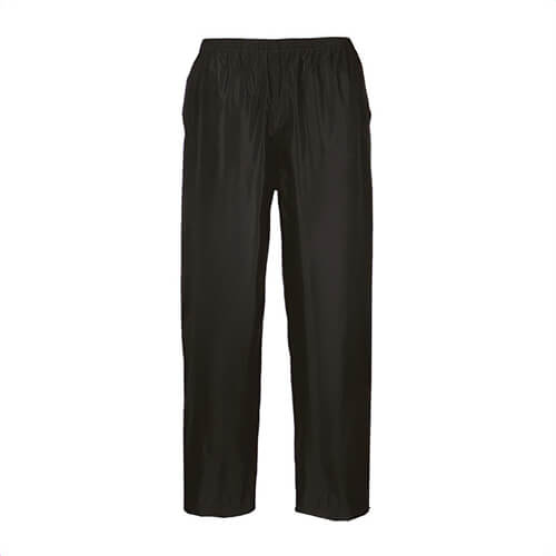 Portwest S441YER5XL Classic Rain Pants, Waterproof, Polyester, PVC Coated, Lightweight, Fully Elastic Waistband, Yellow, 5XL