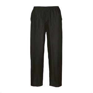 Portwest S441YER5XL Classic Rain Pants, Waterproof, Polyester, PVC Coated, Lightweight, Fully Elastic Waistband, Yellow, 5XL