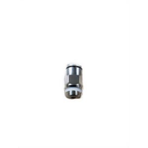 Power Team® 250464 Straight Fitting, for use with Air ISP Series 10,000 psi Air Hydraulic Pump, 1/8 in Male NPTF x 1/4 in Tube