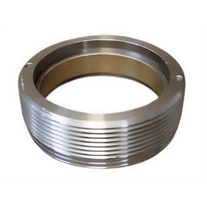 Power Team® 36138 Retaining Nut, for use with 50 ton Single Acting Spring Return Hydraulic Cylinder, 4-1/8-8