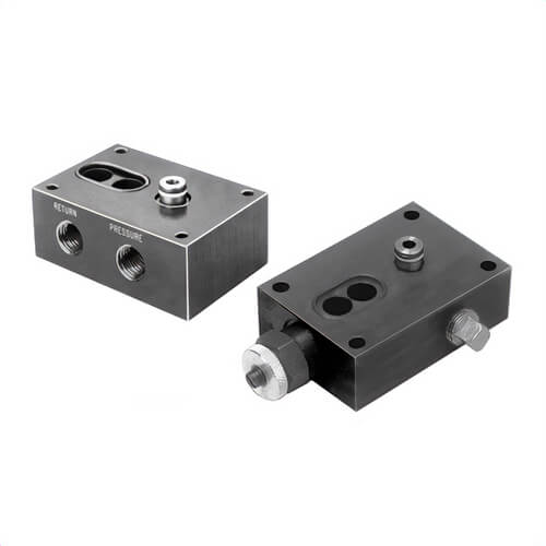 Power Team® 9510 Subplate, for use with Control Valve and Pump,  3/8 in NPTF