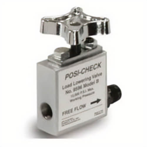 Power Team® 9596 Load Lowering Valve, 3/8 in NPTF Nominal, 10,000 psi, 5 gpm