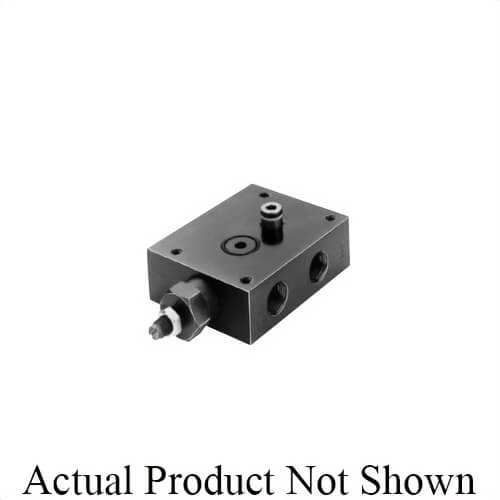Power Team® 9620 Subplate With Integral Pressure Relief, for use with 9500, 9501, 9572, 9592 and 9594 Valve, Steel