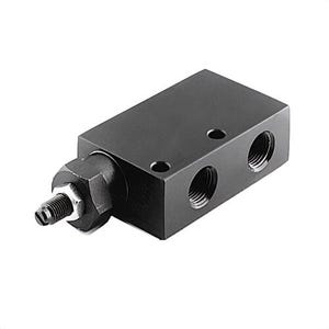 Power Team® 9623 Automatic In-Line Pressure Relief Valve, 3/8 in NPTF Port, 10,000 psi Pressure, Steel Body