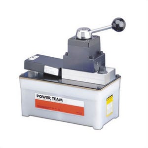 Power Team® PA50D-2 1-Speed Air Driven Hydraulic Pump, 28 in³/min Air Flow, 3/8 in FNPT Fluid Port, 1/4 in FNPT Air Inlet