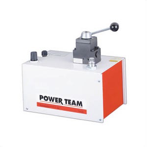 Power Team® PA64 PA60 2-Speed Air Driven Hydraulic Pump, 6 in³/min Air Flow, 3/8 in FNPT Fluid Port, 1/4 in FNPT Air Inlet