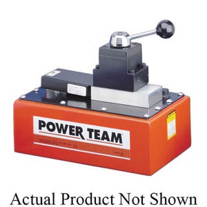 Power Team® PA6DM Air Driven Double Acting Hydraulic Pump, 6 in³/min Air Flow, 3/8 in FNPT Fluid Port