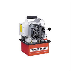 Power Team® PE604PT-220 Portable Post Tensioning Electric Hydraulic Pump, 1-1/8 hp, 2 Stages, 157 in³, 56 in³/min Flow Rate