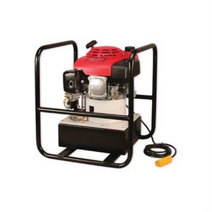 Power Team® PG1203/4S-CP Gasoline Driven Crimping Pump With 10 ft Cord, 3 gal, 5-1/2 hp, 10,000 psi, 130 in³/min Flow Rate