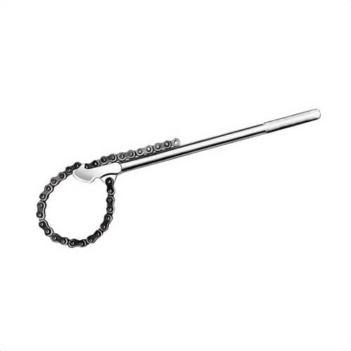 Power Team® 7401 Ratcheting Chain Wrench, 3 to 6-3/4 in Pipe, 19 in OAL