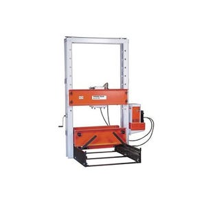 Power Team® RB8013S Roll-Bed® Hydraulic Press, 80 ton, 50-1/2 in Base Length, 64-1/4 in Base Width, 12-5/8 in H, Electric Pump