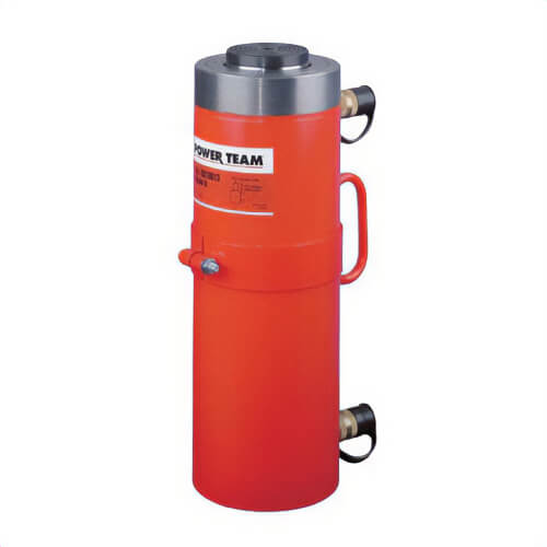 Power Team® RD8013 Hydraulic Return Cylinder, 80 ton Push/44 ton Pull Load, Push/Pull Double-Acting, 20-3/8 in H Min