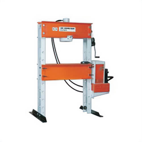 Power Team® SPE556-220 Hydraulic Shop Press, 55 ton, 1/2 hp, 48-1/2 in Base Length, 36 in Base Width