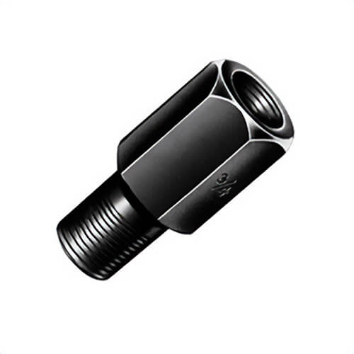 Power Team® 8021 Threaded Adapter, for use with Bi-Directional™ Puller Legs, Steel, 1-14 Male x 1-8 Female, 3 in L