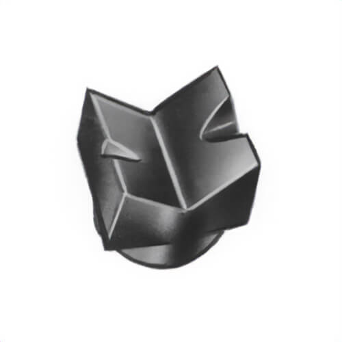 Power Team® 25388 V-Base, for use with C and CBT Series 5 ton Spring Return Hydraulic Cylinder, 3/4-14 NPSM, 90°