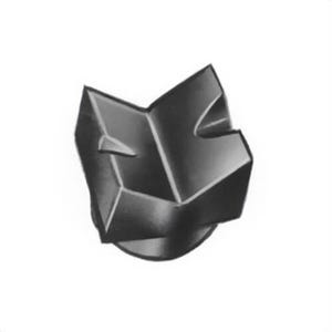 Power Team® 25395 V-Base, for use with 10 ton Spring Return Hydraulic Cylinder, 1-1/4-11-1/2 NPSM, Steel, 90°