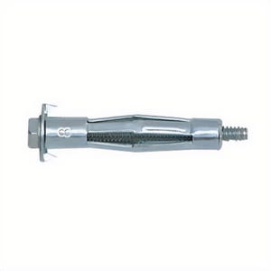 DeWALT® 2102 Polly™ Light Duty Long Hollow Wall Anchor, 1/8 in, #6-32 Thread, 2-1/4 in L Thread, Carbon Steel