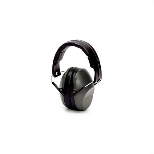 Pyramex® PM9010 PM90 Earmuffs, 22 dB Noise Reduction, Gray, ANSI S3.19