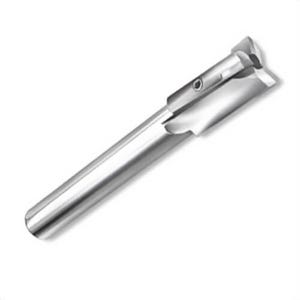 Qualtech DEWA/CCBR1 Round Shank Aircraft Counterbore, 1 in dia Bore, 1/4 in dia Shank, 3-1/8 in OAL, HSS, Pilot Shank dia Compatibility: 3/16 in