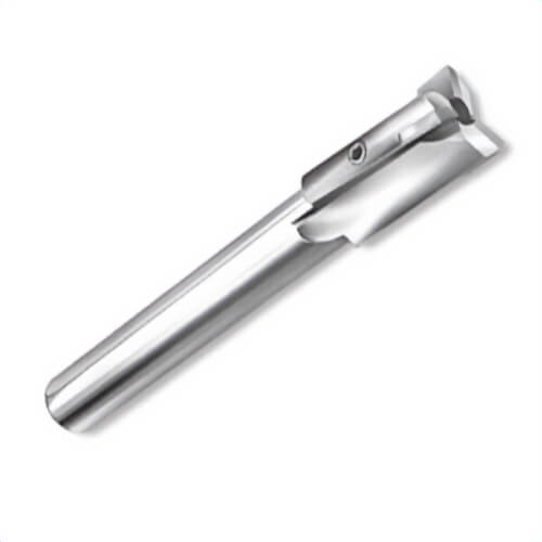 Qualtech DEWA/CCBR3/4 Round Shank Aircraft Counterbore, 3/4 in dia Bore, 1/4 in dia Shank, 3-1/8 in OAL, HSS, Pilot Shank dia Compatibility: 3/16 in