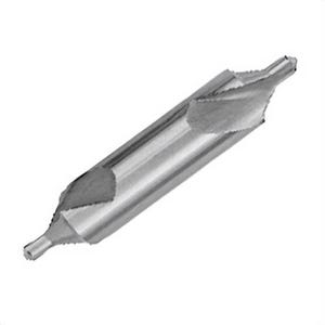 Qualtech DEWCCD1 Regular Combined Drill and Countersink, #1 Drill - Wire, 60° Included Angle, HSS, Bright