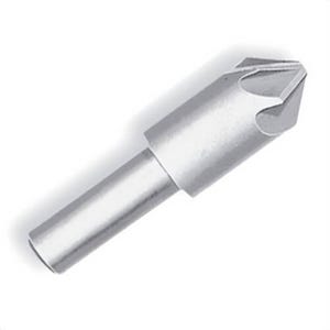 Qualtech DEWCHAT3/4-100 Chatterless Countersink, 1/2 in dia Shank, 6 Flutes, 100°  Included, 3/4 in dia Min Cutting, HSS