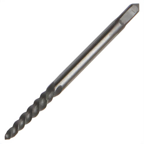 Qualtech DEWEZ1 Screw Extractor, #1 Extractor, 5/64 in Drill, For Screw Size: Up to 3/16 in, 2 in OAL