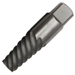 Qualtech DEWEZ12 Screw Extractor, #12 Extractor, 1-15/16 in Drill, For Screw Size: 3 to 3-1/2 in, 6-1/4 in OAL