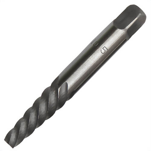 Qualtech DEWEZ5 Screw Extractor, #5 Extractor, 17/64 in Drill, For Screw Size: 9/16 to 3/4 in, 3-3/8 in OAL
