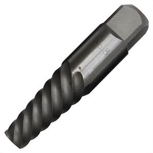 Qualtech DEWEZ8 Screw Extractor, #8 Extractor, 13/16 in Drill, For Screw Size: 1-3/8 to 1-3/4 in, 4-3/8 in OAL
