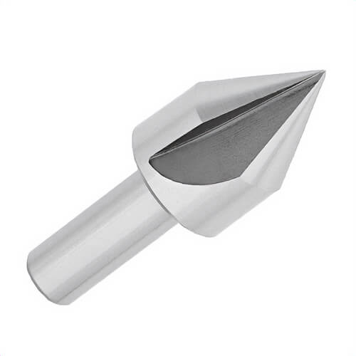 Qualtech DEWSFC1-90 Countersink, 1/2 in dia Shank, 1 Flutes, 90°  Included, 1 in dia Min Cutting, HSS