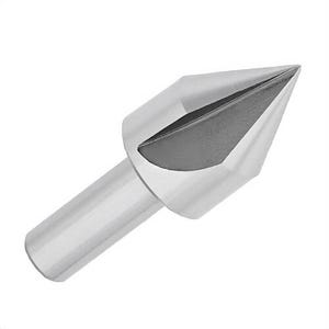 Qualtech DEWSFC3/4-82 DEWSFC Countersink, 3/8 in dia Shank, 1 Flutes, 82°  Included, 3/4 in dia Min Cutting, HSS