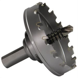 Qualtech DMS04-8038 Standard Hole Cutter, 1-1/2 in dia, 3/16 in D Cutting, Carbide Cutting Edge