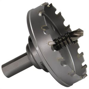 Qualtech DMS04-8068 Standard Hole Cutter, 2-11/16 in dia, 3/16 in D Cutting, Carbide Cutting Edge