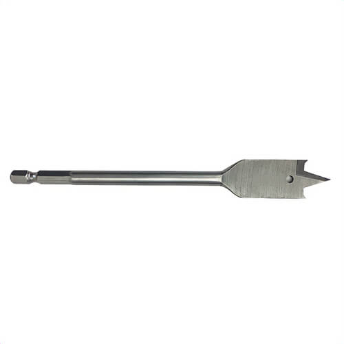 Qualtech DMS71-1603 Professional Grade Spade Bit, 3/8 in dia, 16 in OAL, 1/4 in Shank