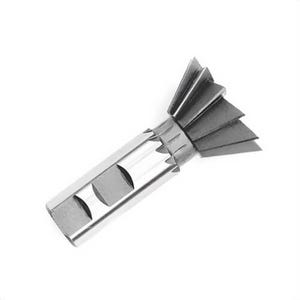 Qualtech DWCA1406-45 Dovetail Cutter, 3/8 in dia Cutter, 3/8 in dia Weldon Shank, 45° Included, 2-1/8 in OAL