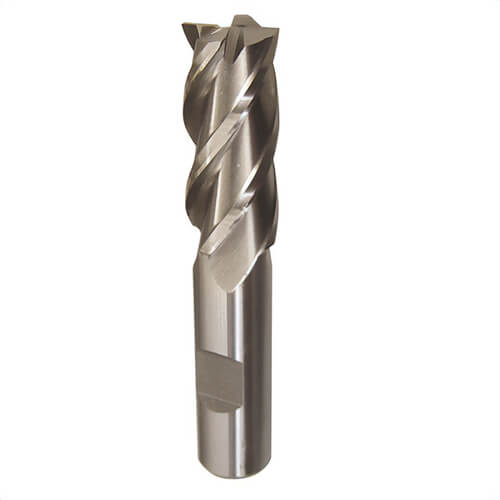 Qualtech DWCF360 Non-Center Cutting Single End Square End Mill, 1-1/2 in dia Cutter, 2 in Length of Cut, 4 Flutes, 1 in dia Shank