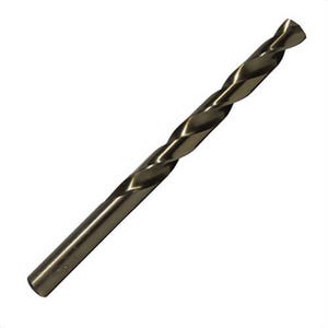 Qualtech DWDCO3/32 Economy Heavy Duty Jobber Length Drill Bit, 3/32 in Drill - Fraction, 0.0938 in Drill - Decimal Inch, 135°  Point, Cobalt, Gold
