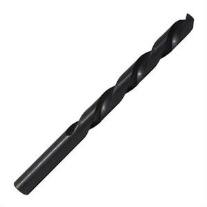 Qualtech DWDLH1/2 Jobber Length Drill Bit, 1/2 in Drill - Fraction, 0.5 in Drill - Decimal Inch, 118° Point, HSS, Black Oxide